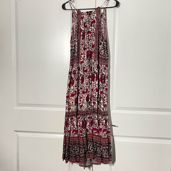 Artisan NY Boho Floral Print Tiered Maxi Dress size 6 - Picture 11 of 12